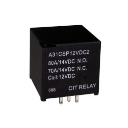 1 pcs : A31CSP12VDC2R - RELAY AUTOMOTIVE SPDT 80A 12V