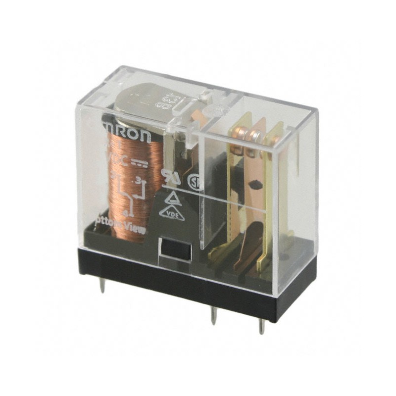 1 pcs : G2R-1-E-ASI-DC5 - RELAY GEN PURPOSE SPDT 16A 5V