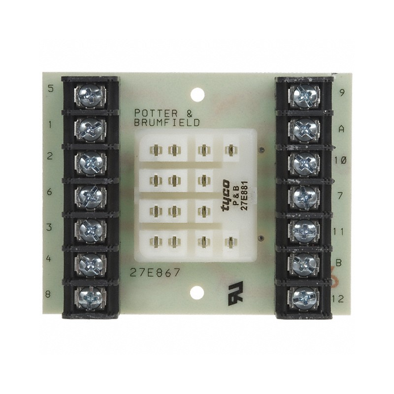 1 pcs : 27E867 - RELAY SOCKET 14 POS CHASSIS MT