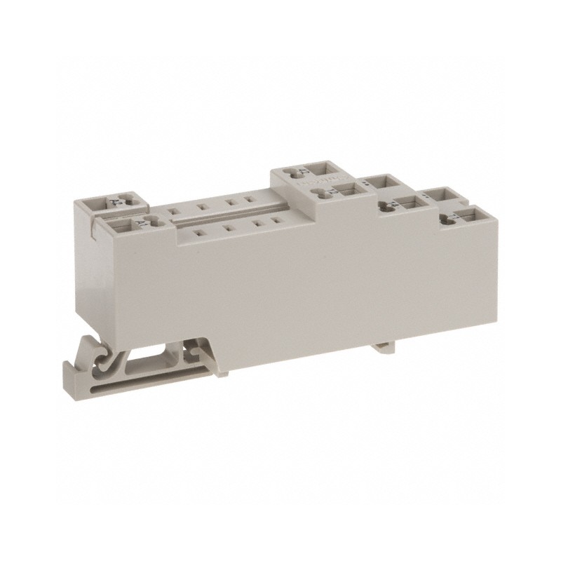 1 pcs : PYF08S - RELAY SOCKET 8 POSITION DIN RAIL