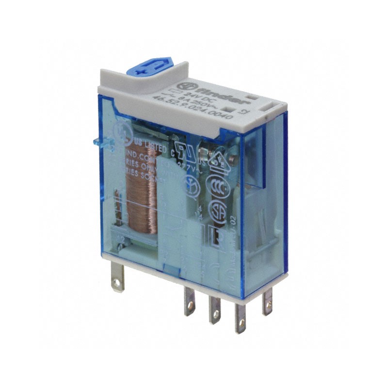 1 pcs : 46.52.9.024.0040 - RELAY GEN PURPOSE DPDT 8A 24V