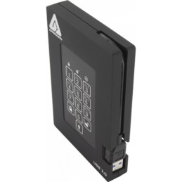 1 pcs - Apricorn Aegis Bio 3 2 TB External Portable Hard Drive