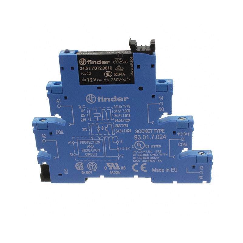 1 pcs : 38.51.7.012.0050 - RELAY GEN PURPOSE SPDT 6A 12V