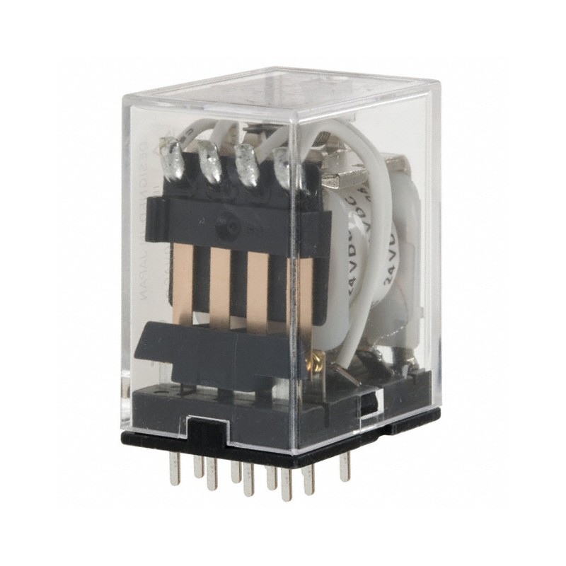 1 pcs : MY4-02-DC24 - RELAY GEN PURPOSE 4PDT 3A 24V