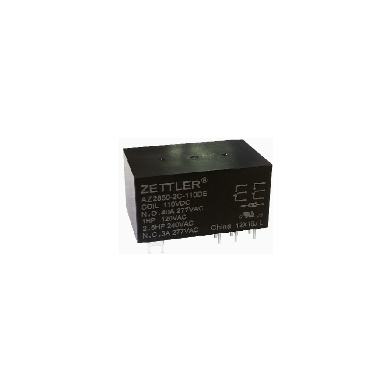 1 pcs : AZ2850-2A-12DE - RELAY EV CHG SOLAR DPST 40A 12V