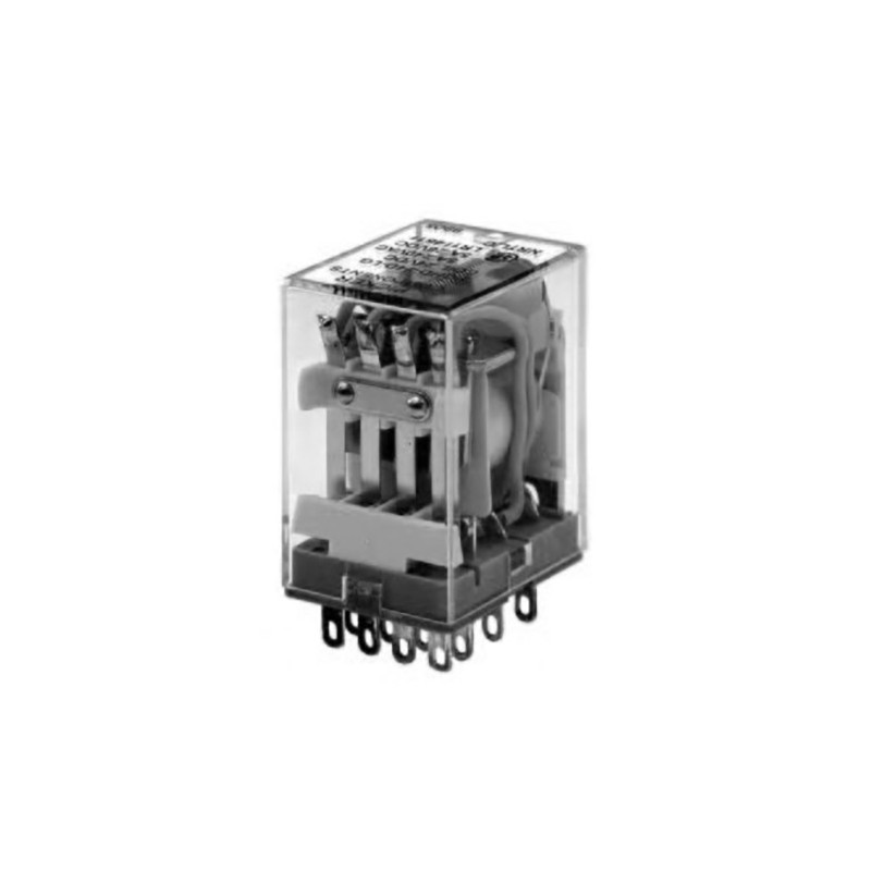 1 pcs : PC118-4C-P-24A-X - RELAY GEN PURPOSE 4PDT 5A 24V
