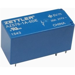 1 pcs : AZ576-1A-5DE - RELAY GEN PURPOSE SPST 20A 5V