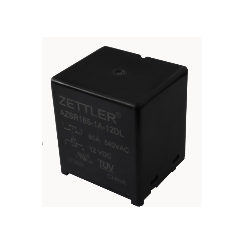 1 pcs : AZSR165-1A-24DL - RELAY EV CHG SOLAR SPST 80A 24V
