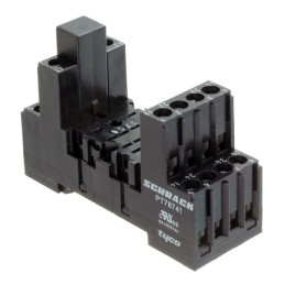 1 pcs : 5-1415034-1 - RELAY SOCKET 14 POS DIN RAIL