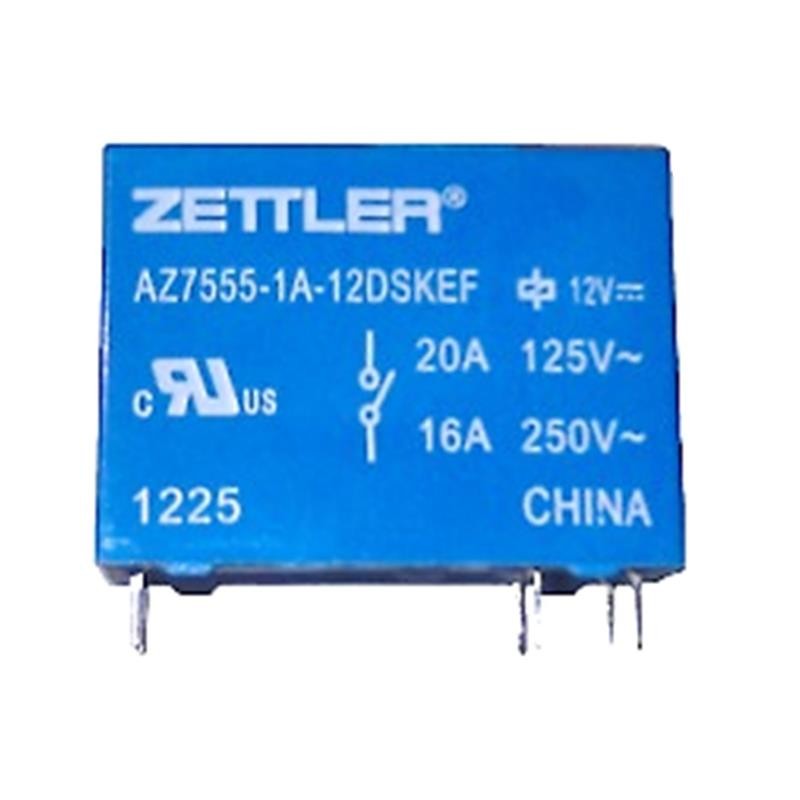 1 pcs : AZ7555-1A-12DSKEF - RELAY GEN PURPOSE SPST 20A 12V