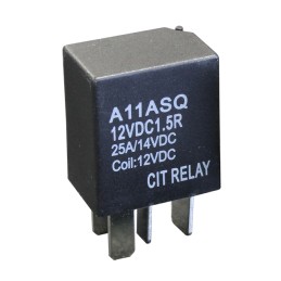1 pcs : A11ASQ12VDC1.5R - RELAY AUTOMOTIVE SPST 30A 12V