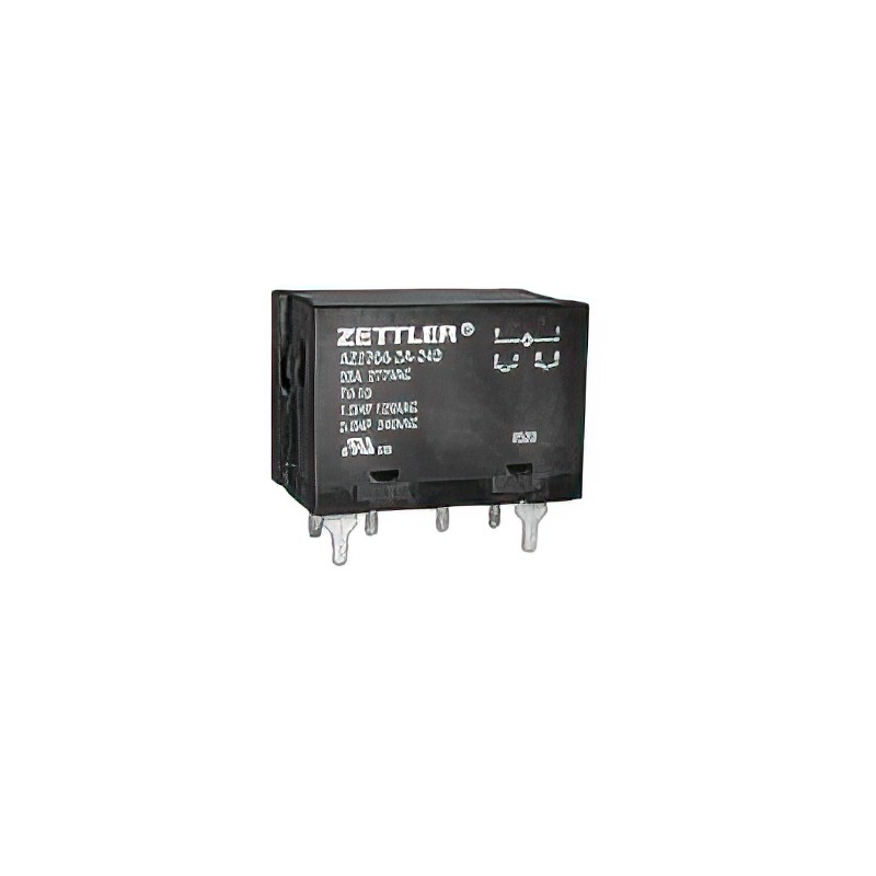 1 pcs : AZ2704-2A-12DTWF - RELAY GEN PURPOSE DPST 30A 12V