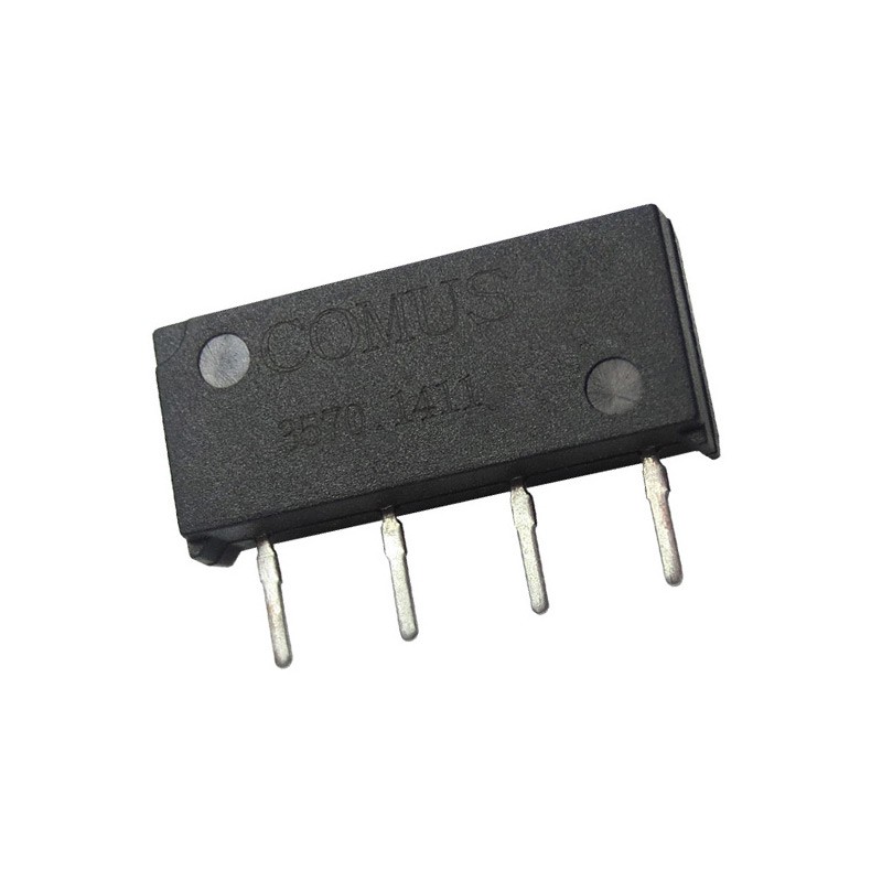 1 pcs : 3570-1411-053 - RELAY REED SIP SPST .5A 5V W/DIO