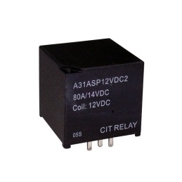 1 pcs : A31ASP12VDC2 - RELAY AUTOMOTIVE SPST 80A 12V