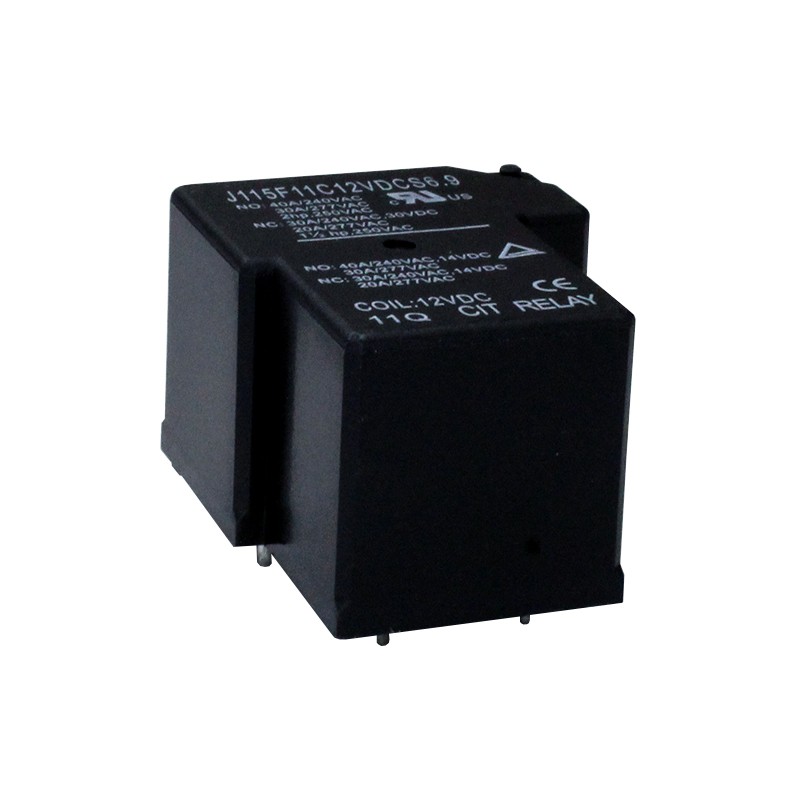 1 pcs : J115F11C12VDCS6.9 - RELAY GEN PURPOSE SPDT 40A 12V
