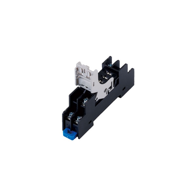 1 pcs : SJ1S-05BW - RELAY SOCKET 5 POSITION DIN RAIL