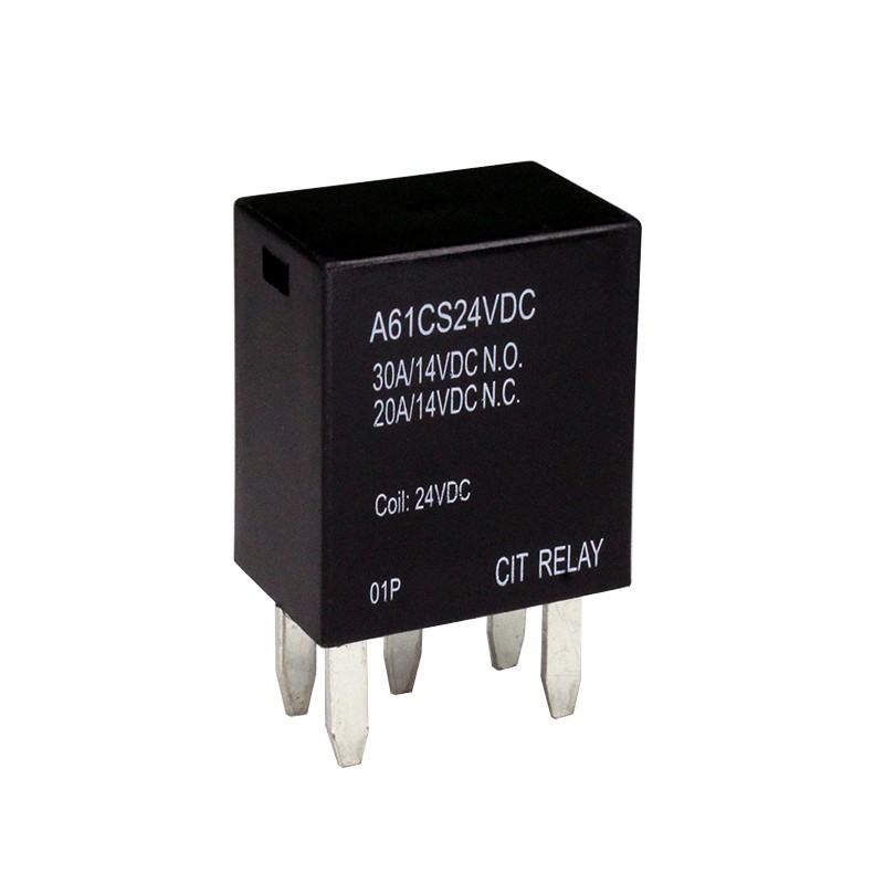 1 pcs : A61CS24VDC.9D - RELAY AUTOMOTIVE SPDT 30A 24V