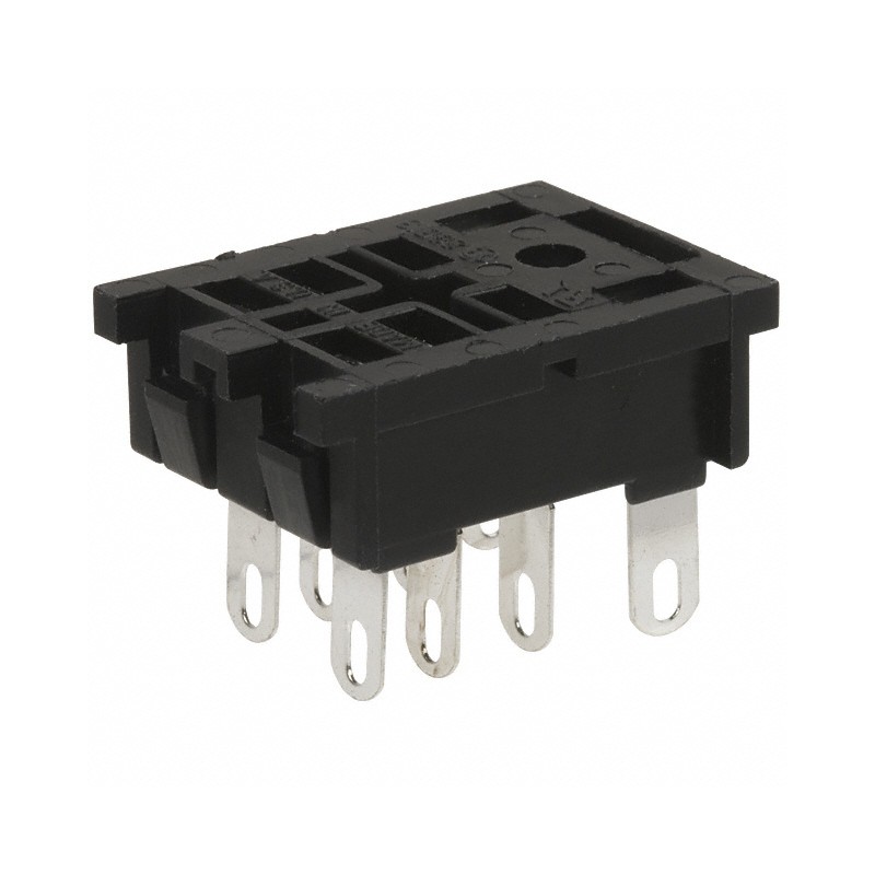 1 pcs : 27E488 - RELAY SOCKET 8 POS PANEL MOUNT