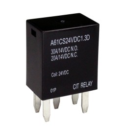 1 pcs : A61CS24VDC1.3D - RELAY AUTOMOTIVE SPDT 30A 24V