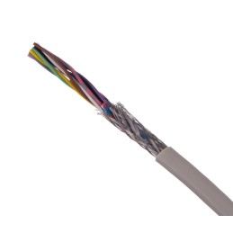 1 Reel of 100 M - Lapp Twisted Pair Data Cable, 6 Pairs, 0.25 mm², 12 Cores, 24 AWG, Screened, 100m, Grey Sheath