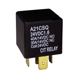 1 pcs : A21CSQ24VDC1.6 - RELAY AUTOMOTIVE SPDT 40A 24V