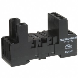 1 pcs : 6-1415034-1 - RELAY SOCKET 8 POSITION DIN RAIL