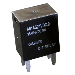1 pcs : A61AS24VDC.9R - RELAY AUTOMOTIVE SPST 30A 24V