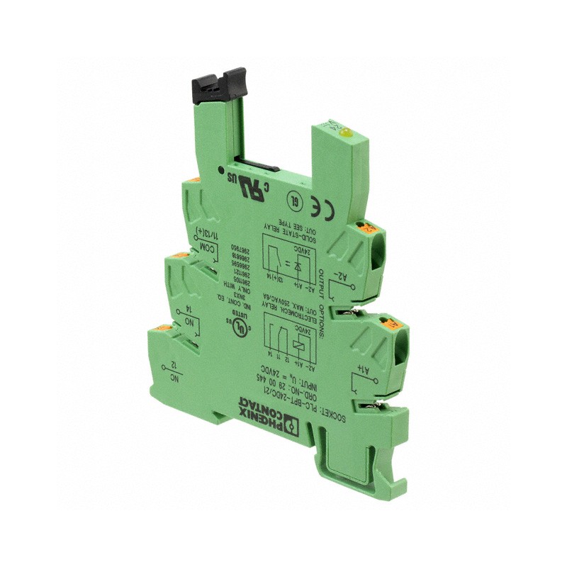 1 pcs : 2900445 - RELAY SOCKET DIN RAIL