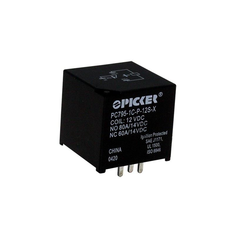 1 pcs : PC795-1C-P-12S-X - RLEAY AUTOMOTIVE SPDT 80A 12V