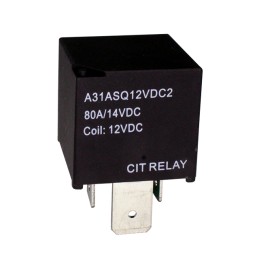 1 pcs : A31ASQ12VDC2 - RELAY AUTOMOTIVE SPST 80A 12V