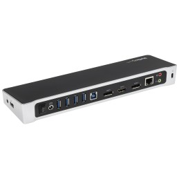 1 pcs - StarTech.com Triple Monitor 4K USB 3.0 Docking Station with DisplayPort, HDMI - 5 x USB ports, USB A, USB B