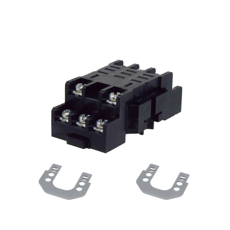 1 pcs : SH3B-05 - RELAY SOCKET 11 POS DIN RAIL