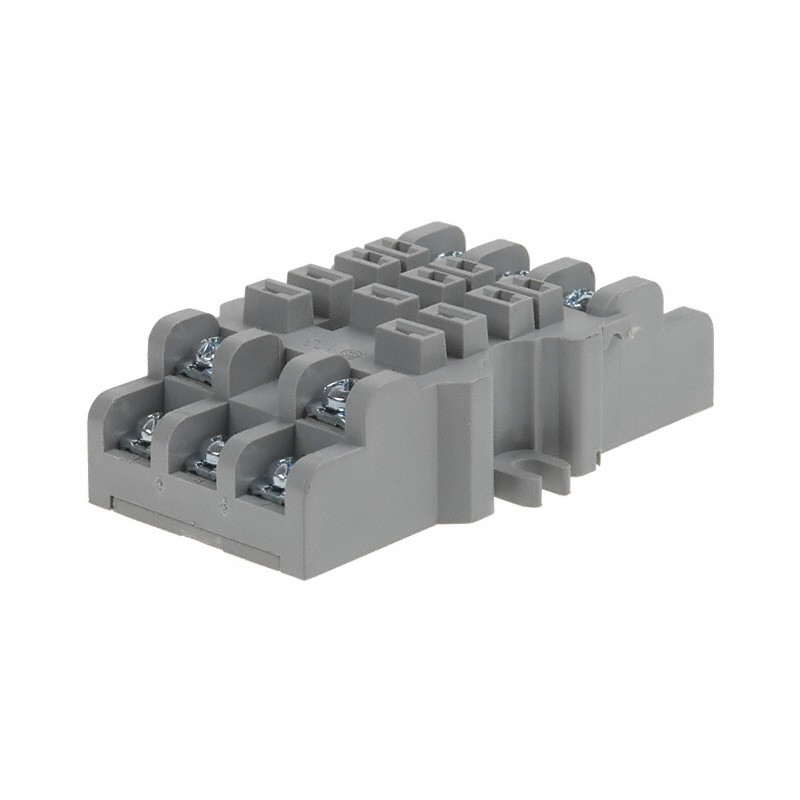 1 pcs : 27E121 - RELAY SOCKET 11 POS CHASSIS MT