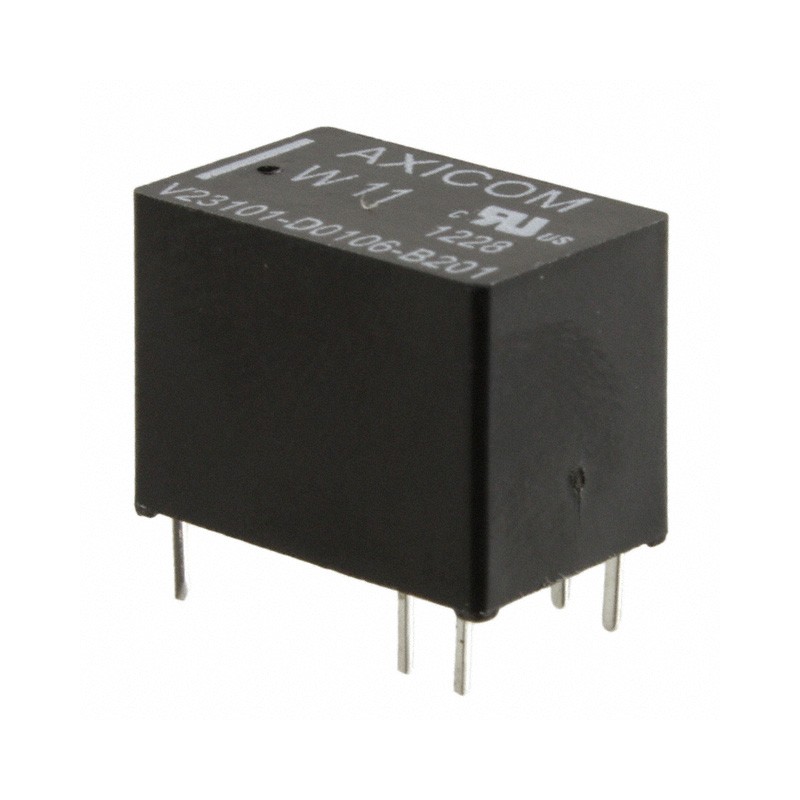 1 pcs : V23101D 106B201 - RELAY GEN PURPOSE SPDT 1.25A 12V