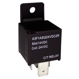 1 pcs : A3F1ASQ24VDC2R - RELAY AUTOMOTIVE SPST 80A 24V