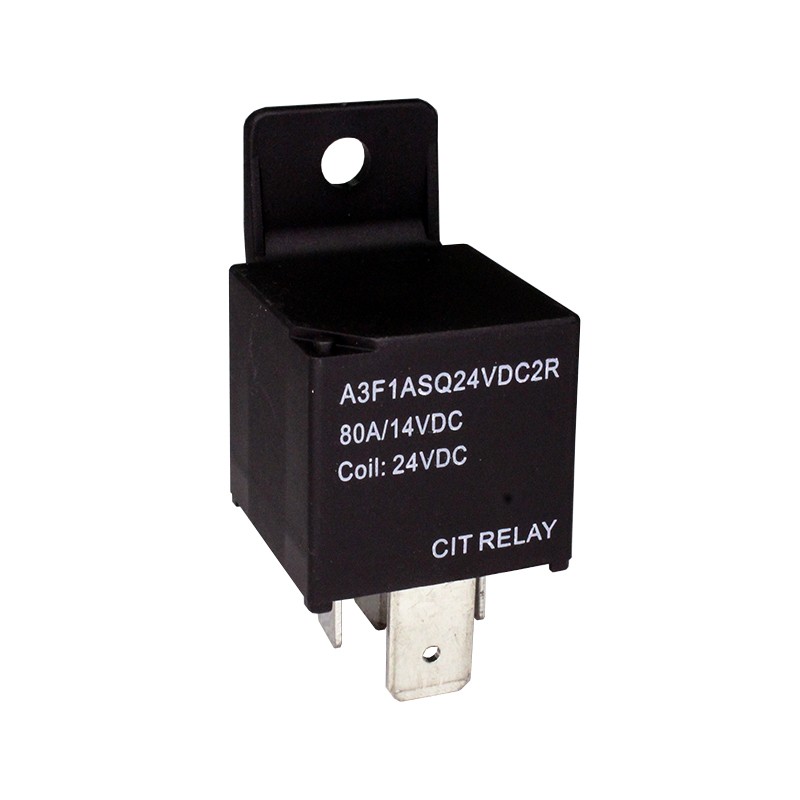1 pcs : A3F1ASQ24VDC2R - RELAY AUTOMOTIVE SPST 80A 24V