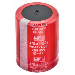 1 pcs - Wurth Elektronik 390μF Aluminium Electrolytic Capacitor 450V dc, Snap-In - 861101487030