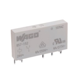 1 pcs : 857-152 - RELAY GEN PURPOSE SPDT 6A 24V