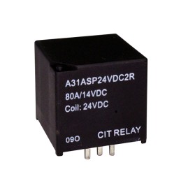 1 pcs : A31ASP24VDC2R - RELAY AUTOMOTIVE SPST 80A 24V