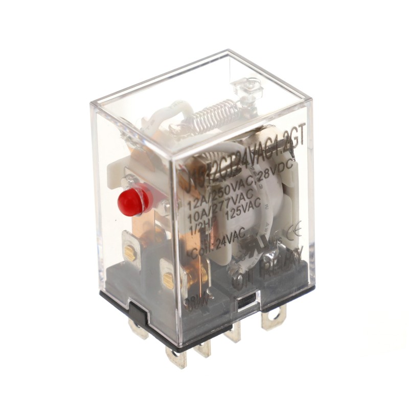 1 pcs : J1512CT24VAC1.2GT - RELAY GEN PURPOSE DPDT 20A 24V