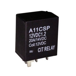 1 pcs : A11CSP12VDC1.2D - RELAY AUTOMOTIVE SPDT 30A 12V