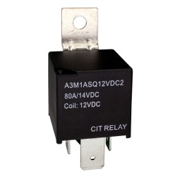 1 pcs : A3M1ASQ12VDC2 - RELAY AUTOMOTIVE SPST 80A 12V