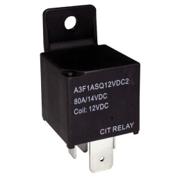 1 pcs : A3F1ASQ12VDC2 - RELAY AUTOMOTIVE SPST 80A 12V