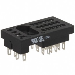 1 pcs : 27E127 - RELAY SOCKET 22 POS PANEL MOUNT