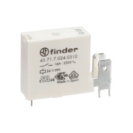 1 pcs : 45.71.7.024.0310 - RELAY GEN PURPOSE SPST 16A 24V