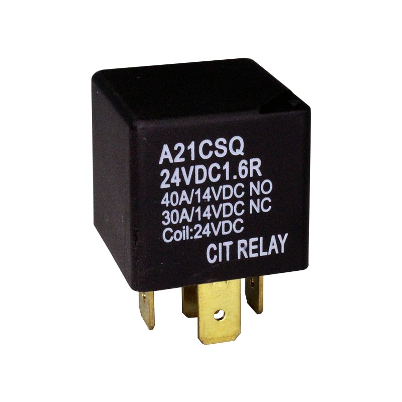 1 pcs : A21CSQ24VDC1.6R - RELAY AUTOMOTIVE SPDT 40A 24V