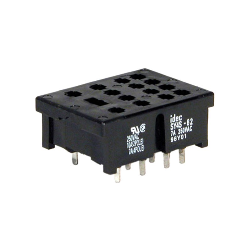 1 pcs : SY4S-62 - RELAY SOCKET 14 POS THROUGH HOLE