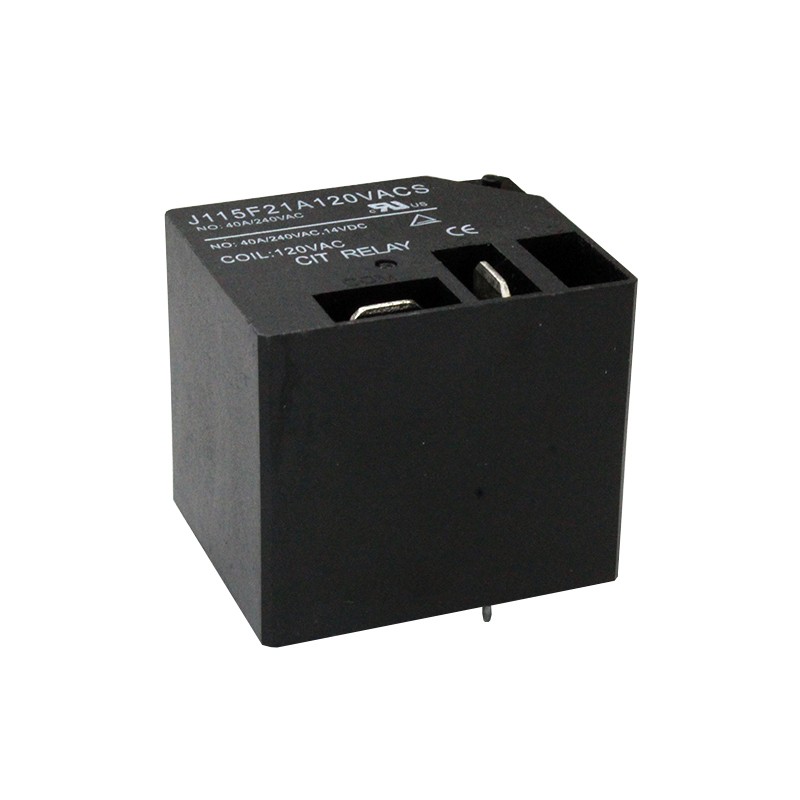 1 pcs : J115F21A120VACS - RELAY GEN PURPOSE SPST 40A 120V