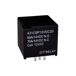 1 pcs : A31CSP12VDC2D - RELAY AUTOMOTIVE SPDT 80A 12V
