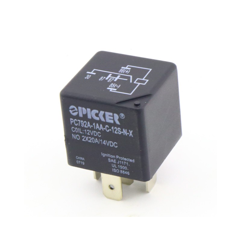 1 pcs : PC792A-1AA-C-12S-N-X - RELAY AUTOMOTIVE SPST 40A 12V